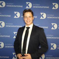 KDU landsformand Magnus Rothmann ved KristenDemokraternes landsmøde i 2023