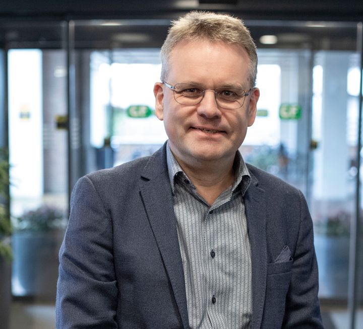 I dag, lørdag, blev 57-årige Torben B. Pedersen valgt som ny bestyrelsesformand for GF Forsikring a/s. (Foto: Erik Høirup/GF Forsikring)