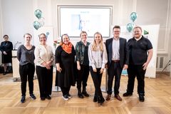 Alle finalister til Årets Innovative Læreplads 2021: Grundfos, Acaia Blomsterkunst og Kageriget.