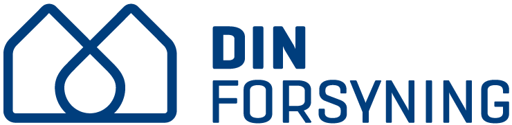 DIN Forsynings logo i positiv 740x182px
