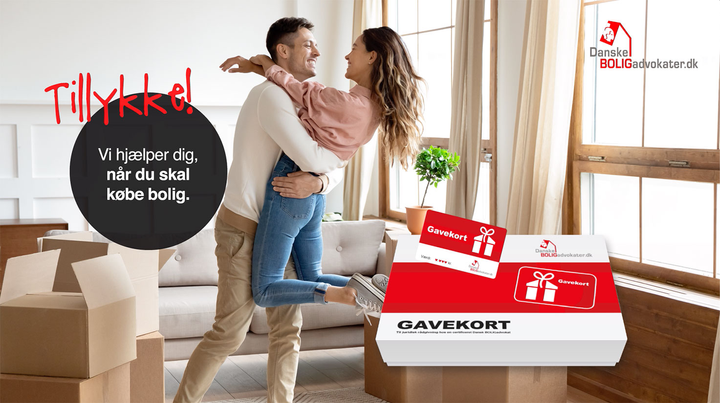 Gavekort til juridisk rådgivning hos Danske BOLIGadvokater