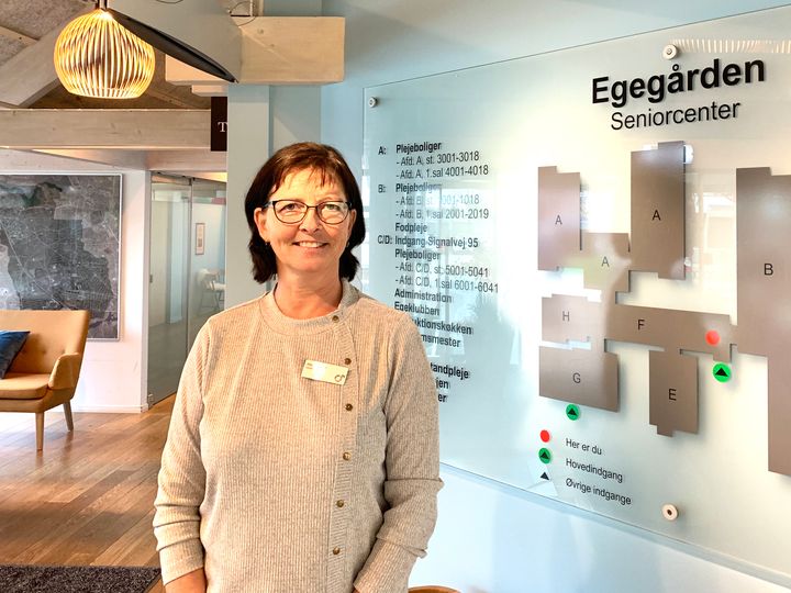 Jessie Lykke er centerleder for plejeboligerne Egegården/Møllegården, som har gjort en stor indsats for at nedbringe sygefraværet.