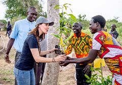 Prinsesse Marie var tidligere på året på en arbejdsrejse til Uganda med Folkekirkens Nødhjælp. Foto: Bax Lindhardt