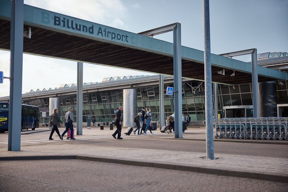 Billund Airport indgang til terminal 