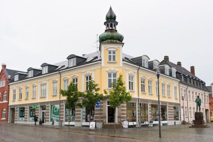 GF-kontoret på Raadhustorvet midt i Nykøbing bliver centrum for GF Thy og Mors. (Foto: Alex Tran)