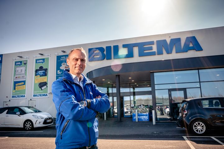 Biltema har 11 varehuse i Danmark og udvider nu med yderligere to - ifølge direktør Jacob Møller er drømmen at bygge endnu flere. Foto: PR