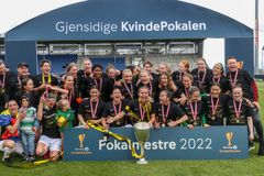 Fortuna Hjørring løb  sidste år løb med pokaltitlen. Denne gang venter FC Nordsjælland i finalen. Foto: Fodboldbilleder.dk