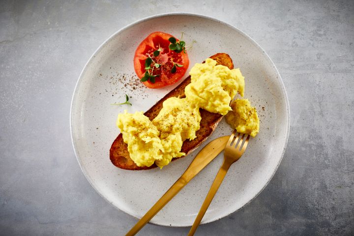 No Egg kan scrambles – nøjagtig ligesom æg