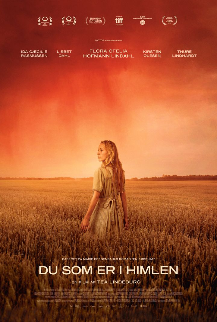 Til Brød, Bog og Bio skal vi se "Du som er i himlen" med Flora Ofelia I hovedrollen. Foto:  Nordisk Film Biografer.
