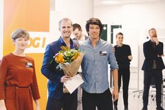 I efteråret var Motivu blandt vinderne i DGI's innovationskonkurrence, DGI Impact. Det er Morten Nørsten i midten.