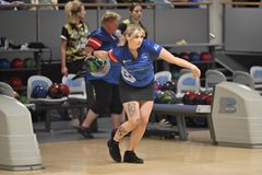 Foto: Lars Møller. Må frit benyttes ved omtale af DM-ugen. Mika Glud Guldbæk, bowling, guldvinder.