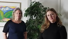 Selvstændig psykoterapeut Tali Aviram (t.v.) og Mette Wegmann er frivillige i Kvisten og står for det nye kvindetræf i Køge for voksne kvinder med senfølger efter seksuelle overgreb i barndommen og ungdommen. Privatfoto.