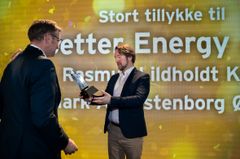 Better Energy vinder EY Entrepreneur Of The Year 2021 i Region København. Foto: Martin Sylvest/Ritzau Scanpix