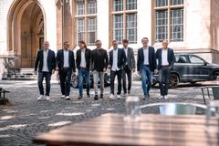 Fleetpool leadership team (from left): Christian Reuther COO, Niels Reimann CMO, Colin Gentele CTO, Alexander Kaiser COO, Gert Schaub CEO, Mike Tassner CPO, Oliver Zeumer CSO, Uli Wurth CFO / (c) Rauhut Photography