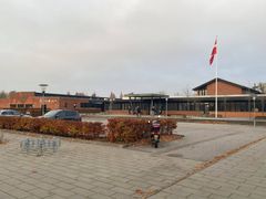 Børn, Familie og Uddannelsesudvalget ønsker at placere kommunens 10. klassetilbud i CELFs bygninger på Merkurs Plads i Nykøbing Falster. Foto: Guldborgsund Kommune