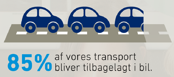 Vi kører meget i bil, men færre kommer til skade i trafikken.