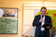 Lørdag blev den lille ø Fejø officielt kåret som Årets Landsby 2018. Foto: Inge Lynggaard