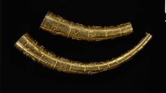 Gør du det rigtige, hvis det er dig, der finder de næste guldhorn? Lejre Museum inviterer til foredrag om danefæ. Foto: Nationalmuseet
