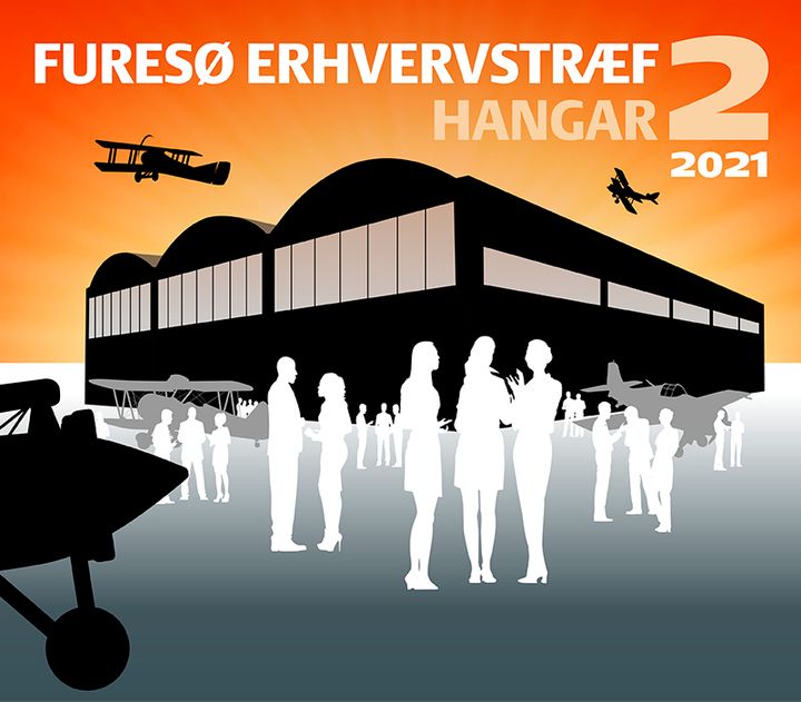 Hangar 2 på Flyvestationen danner den 26. august fra kl. 15-19 rammen om Furesø Erhvervstræf 2021, hvor alle erhvervsdrivende i Furesø er inviterede.