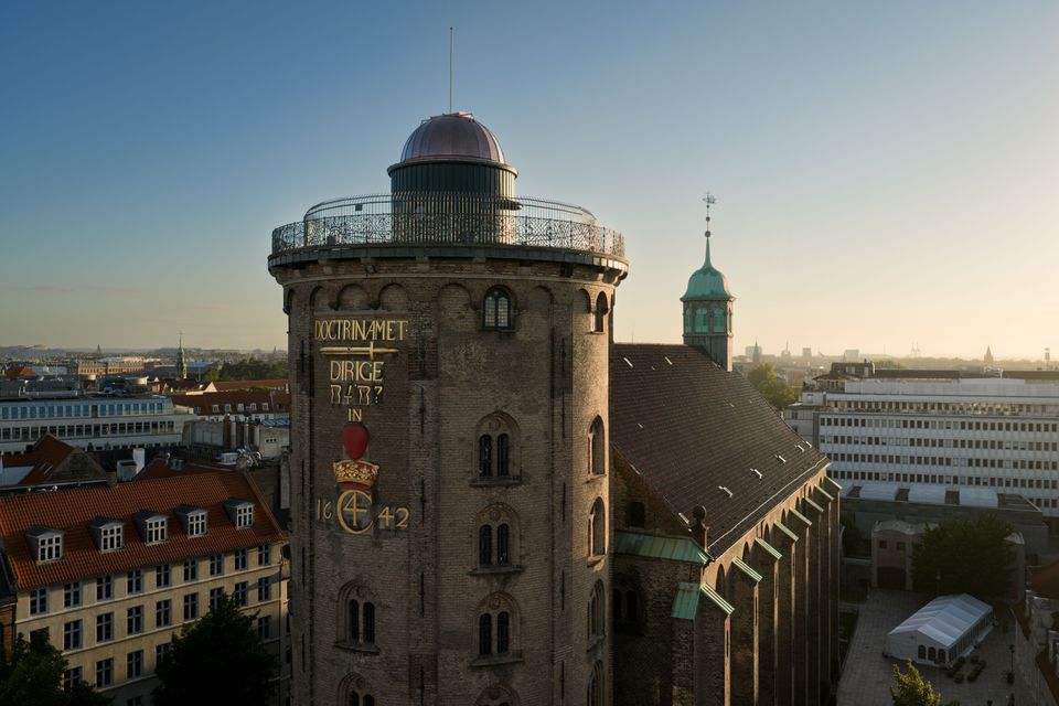Rundetaarn med nyrestaureret kuppel