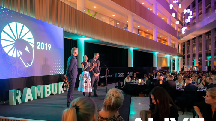 ALIVE stod bag Årets Rambuk 2019, der i år blev afholdt i Aller Huset på Havneholmen i København.
