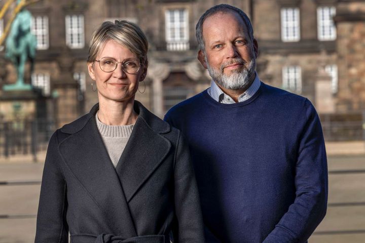 Marianne Skjold, direktør, og Torsten Bjørn Jacobsen, formand, Psykiatrifonden. Foto: Klaus Holsting