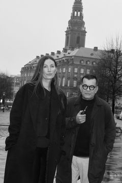 Sofie Dolva, direktør i CIFF, og Christian Maibom, grundlægger af Revolver, slår nu kræfterne i de to organisationer sammen for at styrke Københavns modeuge. Foto: Frederikke Nørgård