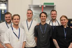 Cateringlandsholdet har fået seks nye ansigter fra venstre : Rasmus Bundgaard, Oliver Knudsen, Christoffer Bro, Christian Simonsen, Lasse Nørgaard og Sofie Nielsen.