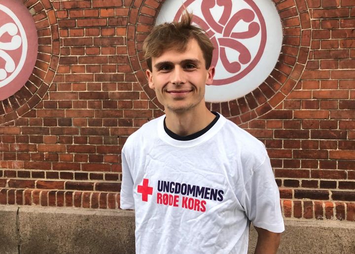 Jonas Wiederholt Larsen, 22 år, fra Viborg er nyvalgt landsforperson for Ungdommens Røde Kors.