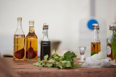 Fra Haveselskabets workshop om kryddersnaps ved CpH Garden 2017. Foto: Martin Sølyst