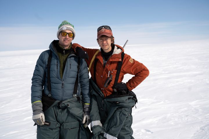 Forskerne William Colgan og Chris Shields. Foto: Anders Graver@