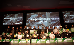 Vinderne af Arbejdsmiljøprisen 2019.