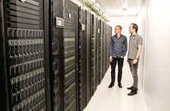 Supercomputeren kan rumme 7,5 petabyte data – alle amerikanske forskningsbiblioteker rummer tilsammen 2 petabyte data. Foto: DTU