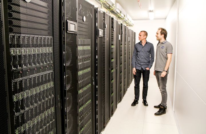 Supercomputeren kan rumme 7,5 petabyte data – alle amerikanske forskningsbiblioteker rummer tilsammen 2 petabyte data. Foto: DTU