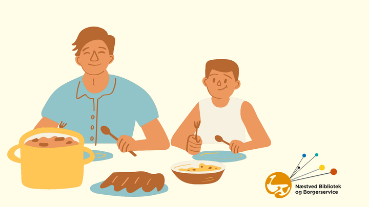 Vi nyder gerne et godt måltid sammen, men hvad er måltidets oprindelse? Kilde: Credit Canva Pro