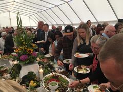 700 deltager i den traditionelle Skaldyrsbuffet på årets Skaldyrsfestival på Mors