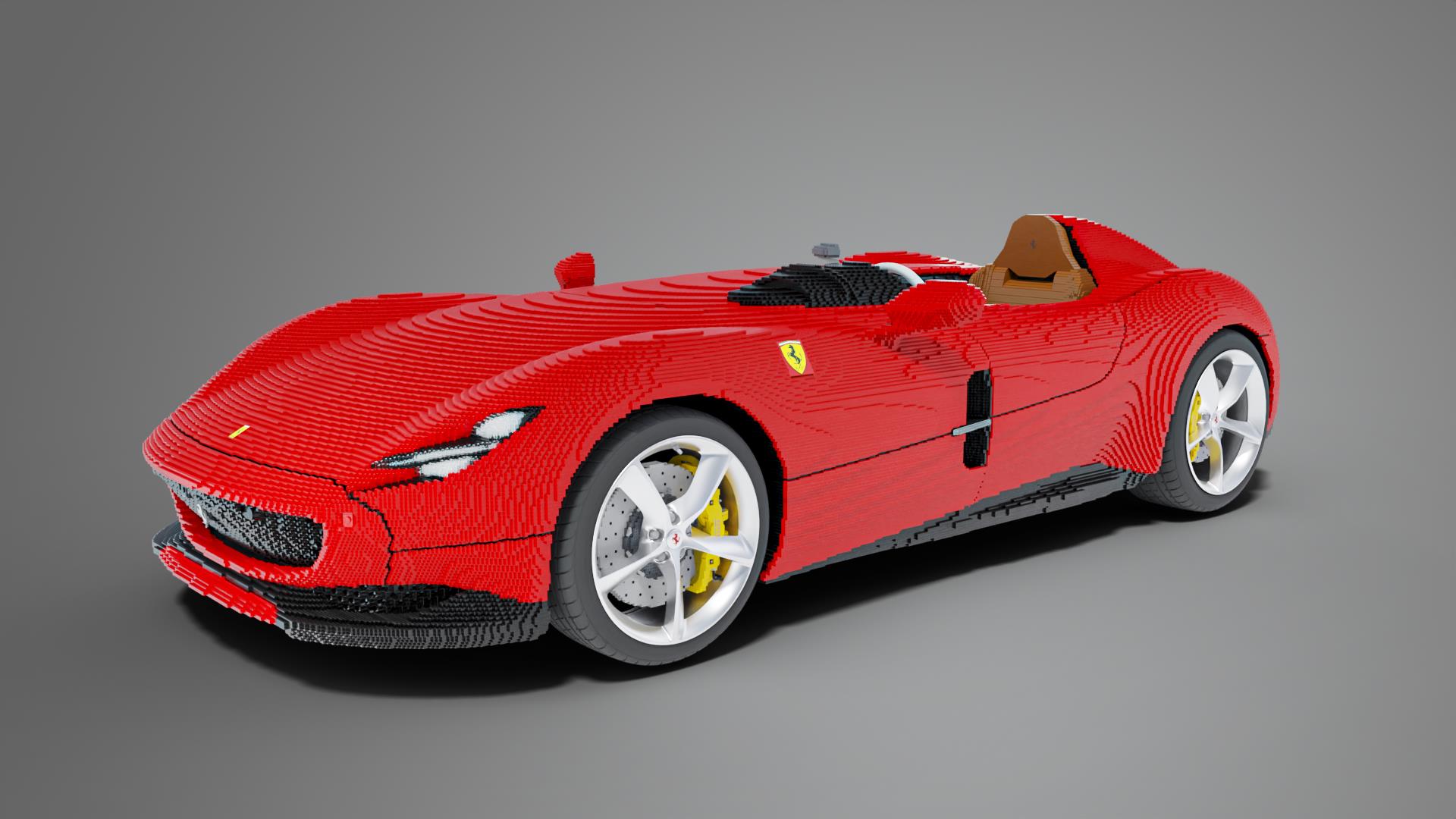 Indrømme ting Misvisende Ferrari rykker ind i LEGOLAND® med ny interaktiv attraktion og verdens  første 1:1 LEGO® byggede Ferrari Monza SP1 | LEGOLAND Billund