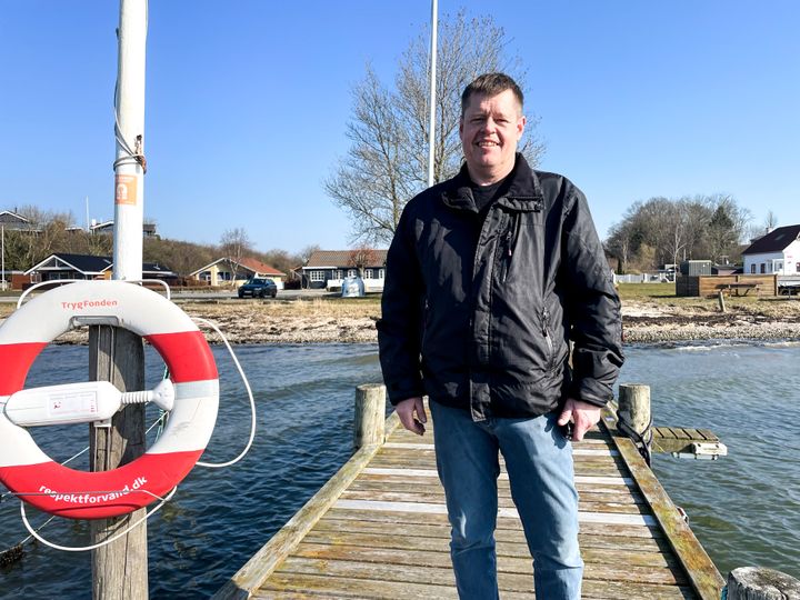 Christian Mikkelsen, Toftlund, har haft båd i Sønderballe i 15 år og har nu, som formand for bådelauget, kastet sig ind i arbejdet med områdefornyelse i Sønderballe.