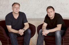 Stifterne af SnugSpot. Fra venstre Kasper Lausen og Kasper Hjorth