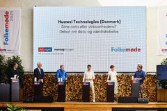 Huawei afholdt under Folkemødet debatten ”Dine data eller virksomhedens? Debat om data og værdiskabelse” i Altingets Gård.