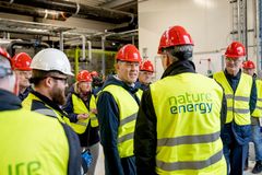 Indvielse af Nature Energy Kværs biogasanlæg ved Klima-, energi- og forsyningsminister Lars Aagaard