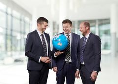 Stifterne af Blue World Technologies, fra venstre: Mads Bang - CTO, Mads Friis Jensen - CCO, Anders Korsgaard - CEO