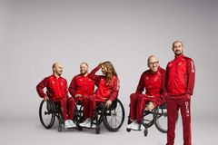 Mikkel Schöttel, Mark Peters, Sofie Skoubo, Leon Jørgensen, Sebastian Frederiksen. Foto: BESTSELLER for DIF og Team Danmark. Må frit benyttes.