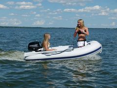 Quicksilver gummibåd med Mercury påhængsmotor, - så kan sommeren bare komme an!