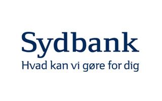 Sydbank logo hvid