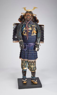 Samurairustning fra Nationalmuseets samling.