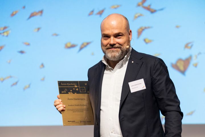 Anders Holch Povlsen vinder Årets Hæderspris 2021 til Landskåringen af Årets Ejerleder 2021 i PwC.