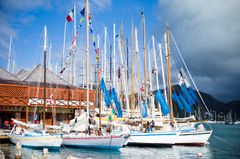 PCYC Antigua Classic Yacht Regatta 2011 - Stormy Weather in the Old Road Race