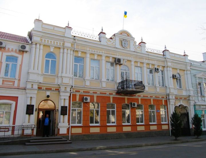 Rådhuset i byen Melitopol
