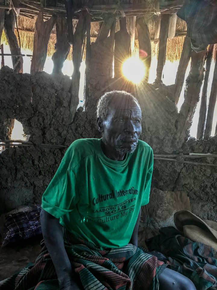 En klanleder fra Ik-samfundet i det nordlige Uganda. Foto: Lotte Meinert